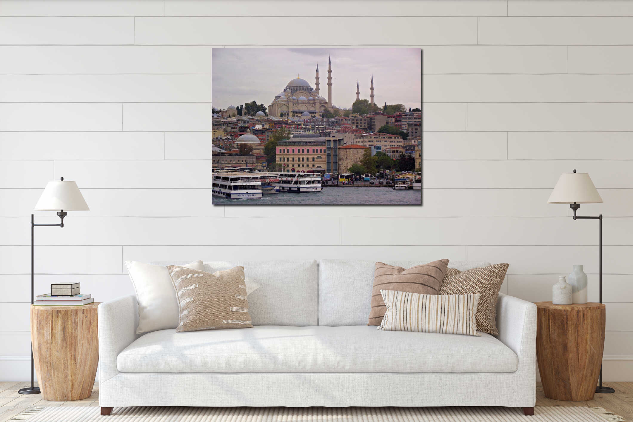 Eminonu, Istanbul Golden Horn & Suleymaniye interior mockup