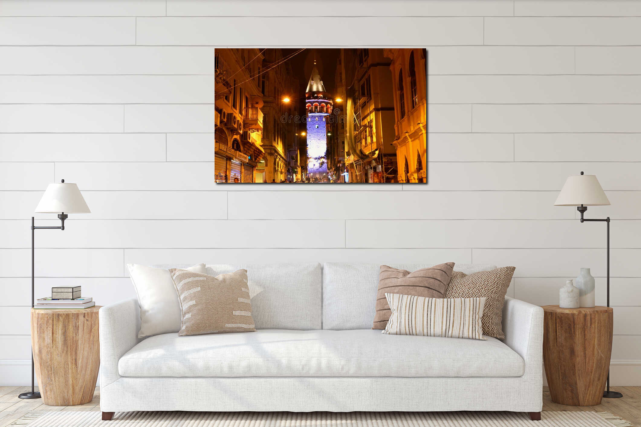 Galata Tower, Beyoglu District Istanbul interior mockup