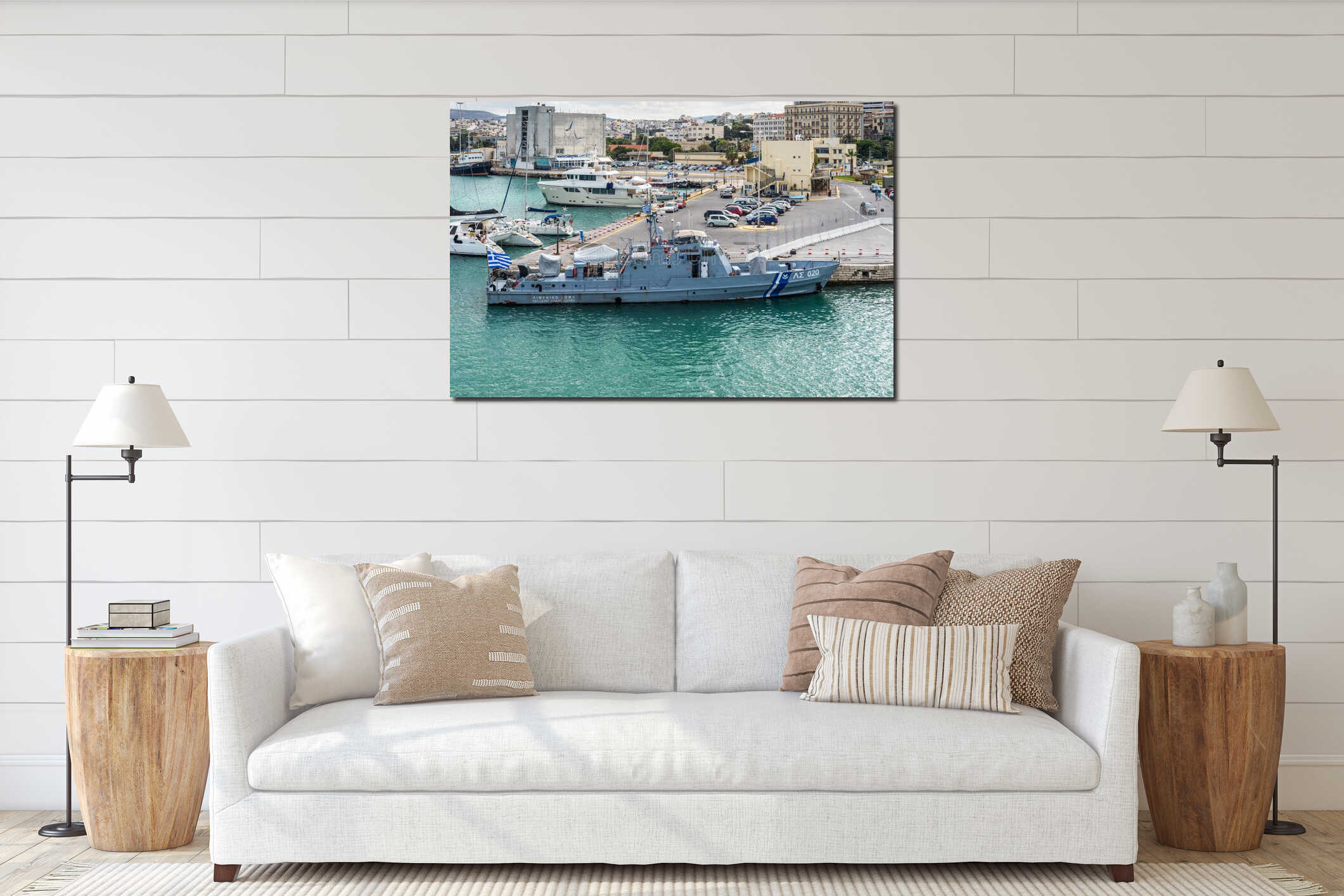 Hellenic coast guard ship Heraklion, Greece interior mockup