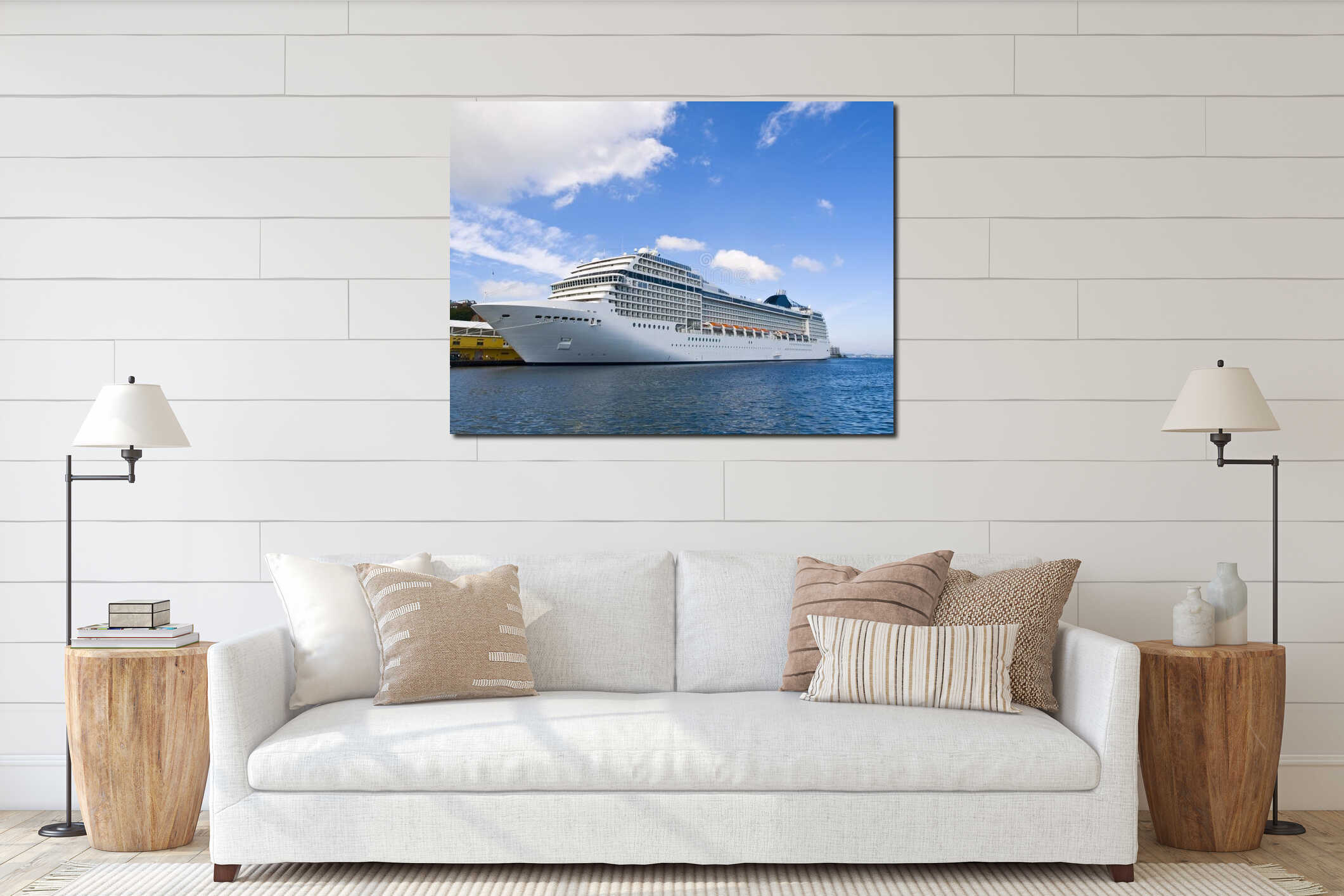 Large Cruise Ship interior mockup