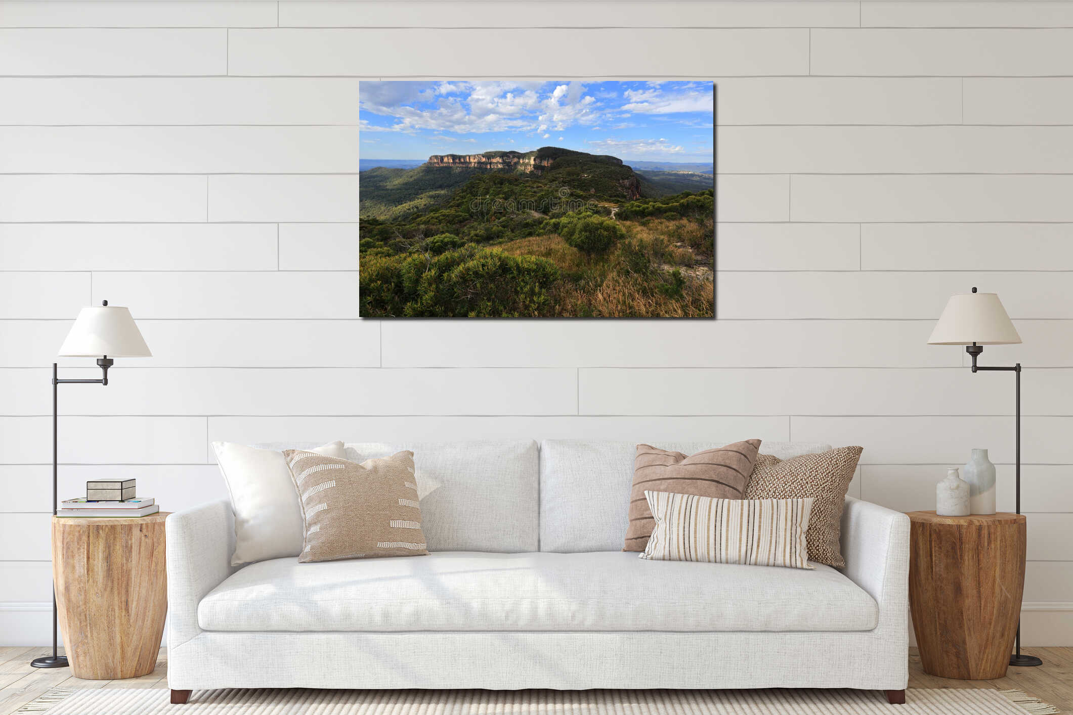 Views to Narrowneck Plateau Blue Mountains interior mockup