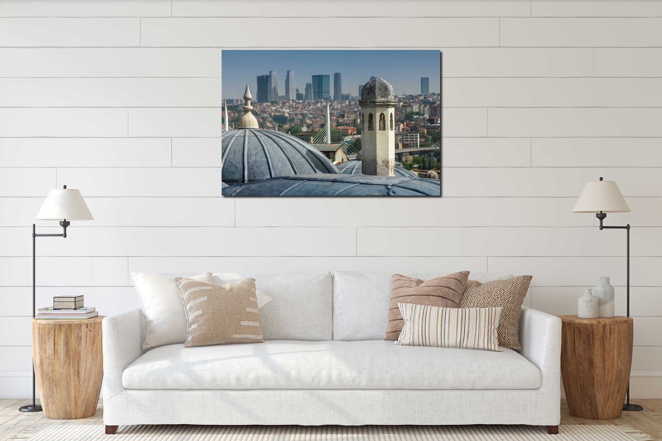 View of outer view of dome in Ottoman architecture. Roofs of Istanbul. Suleymaniye Mosque. Turkey. interior mockup