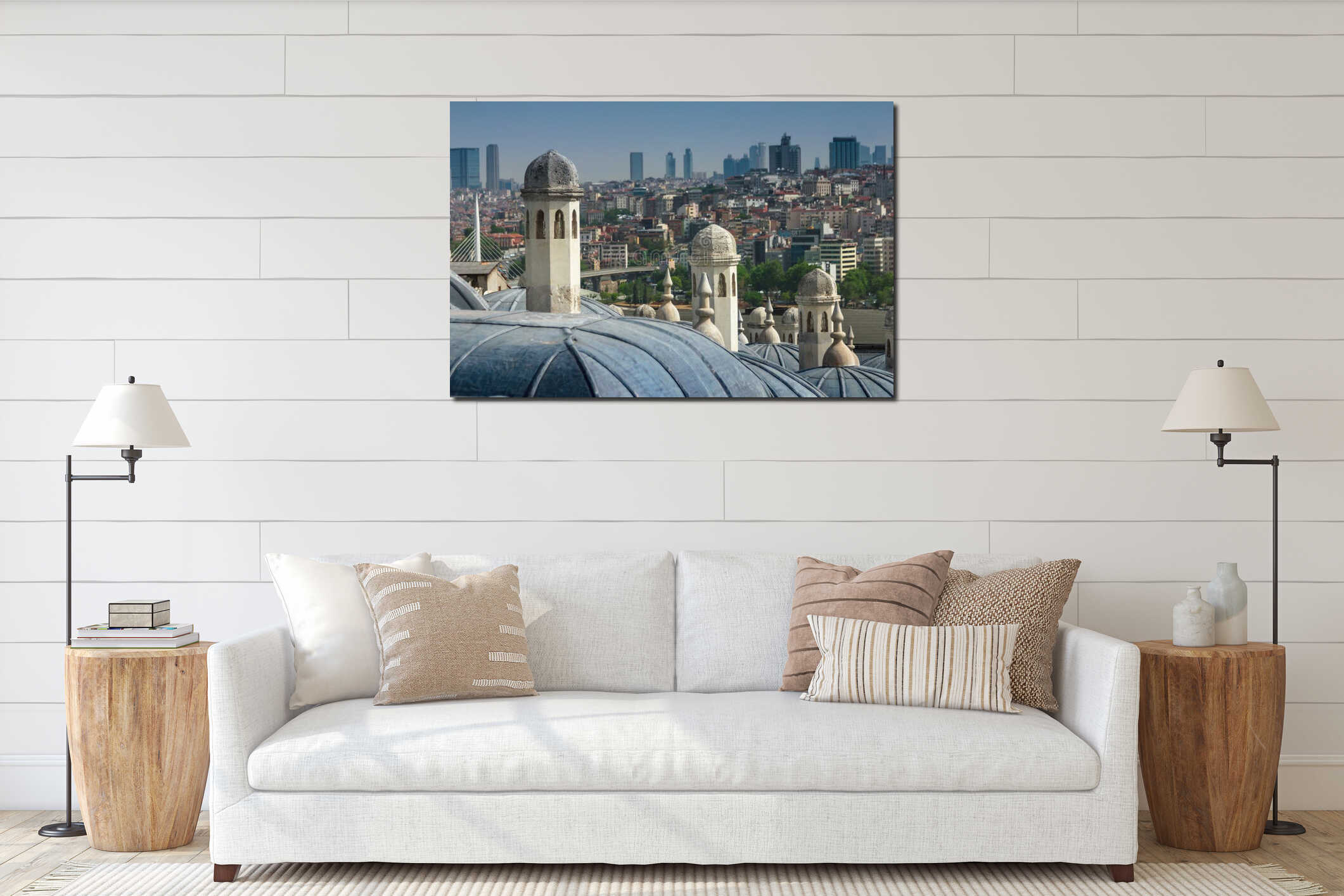 View of outer view of dome in Ottoman architecture. Roofs of Istanbul. Suleymaniye Mosque. Turkey. interior mockup