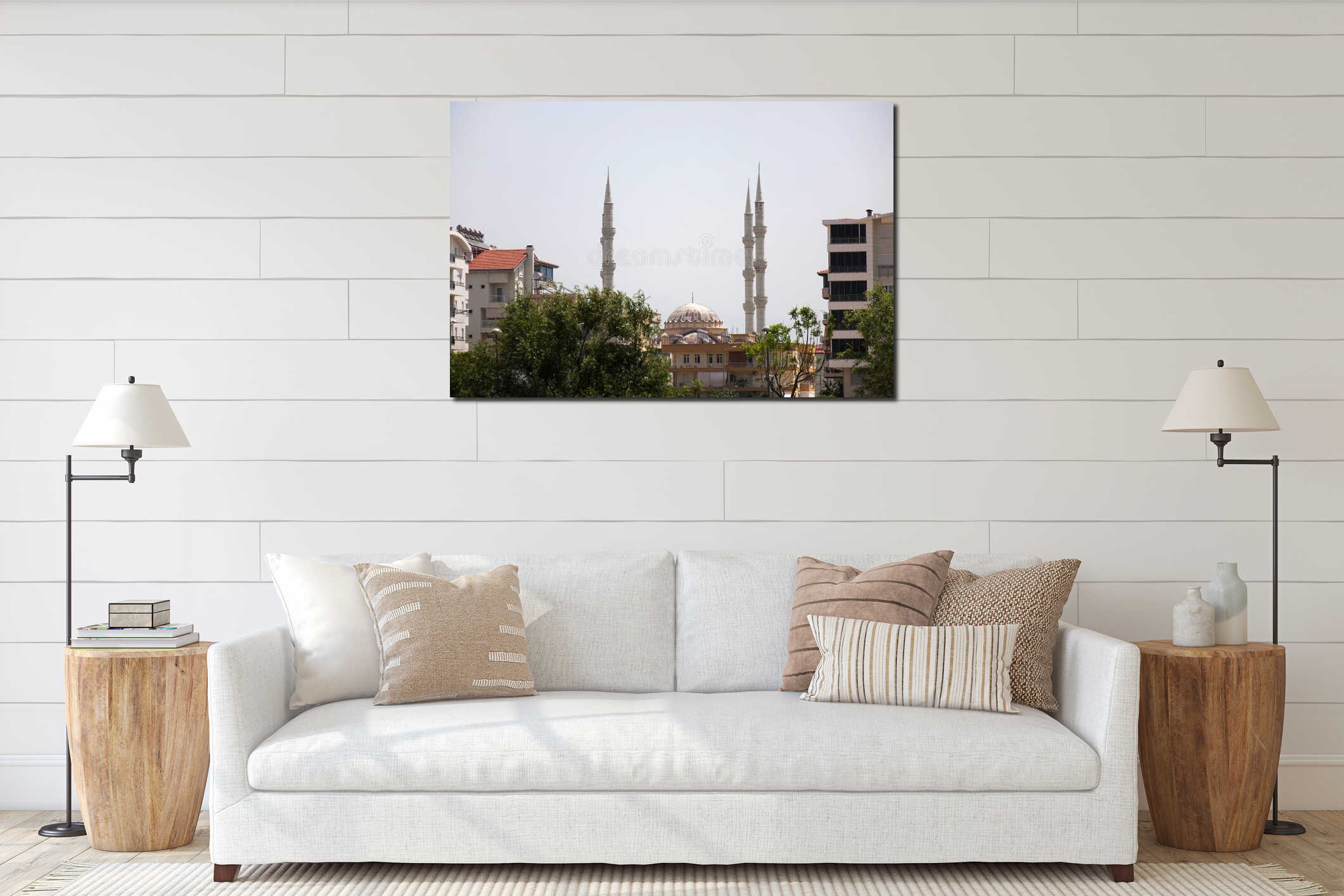 Turkey.Manavgat-June 2018. mosque in the city. interior mockup