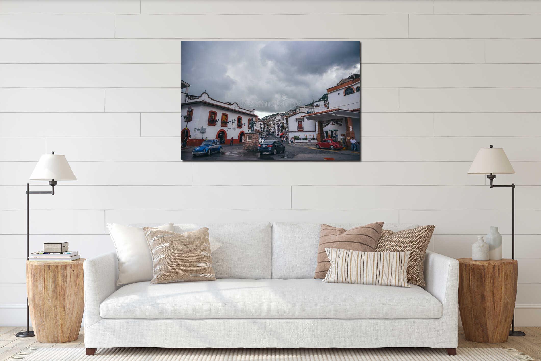 MEXICO - SEPTEMBER 22: Entrance and main street of Taxco before interior mockup