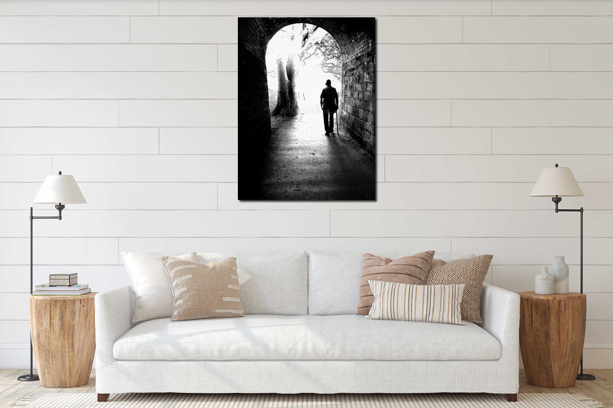 Into the Light interior mockup