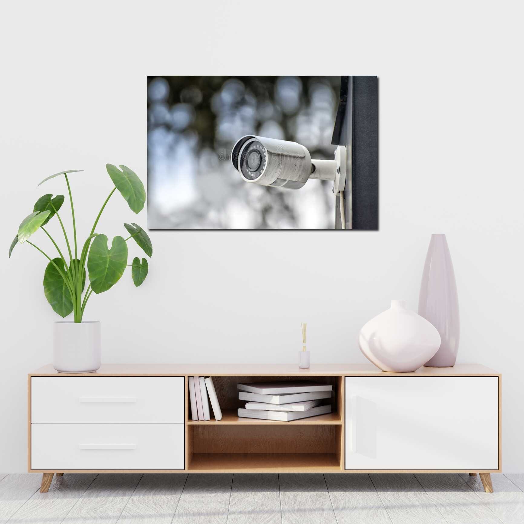 Canvas above sofa for size context