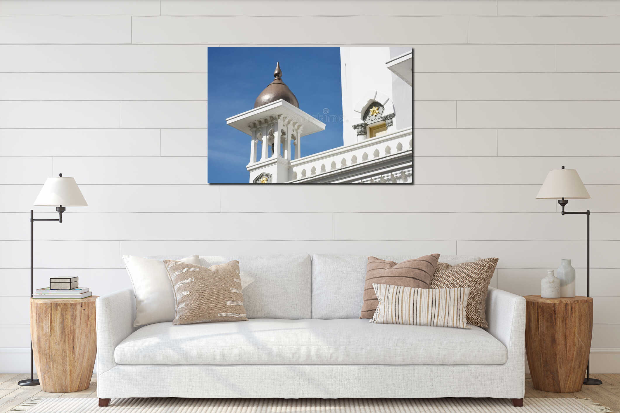 Mosques of the Istanbul. interior mockup