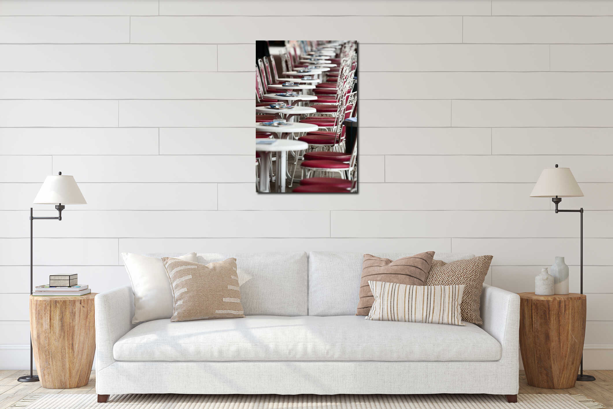 Street Cafe interior mockup