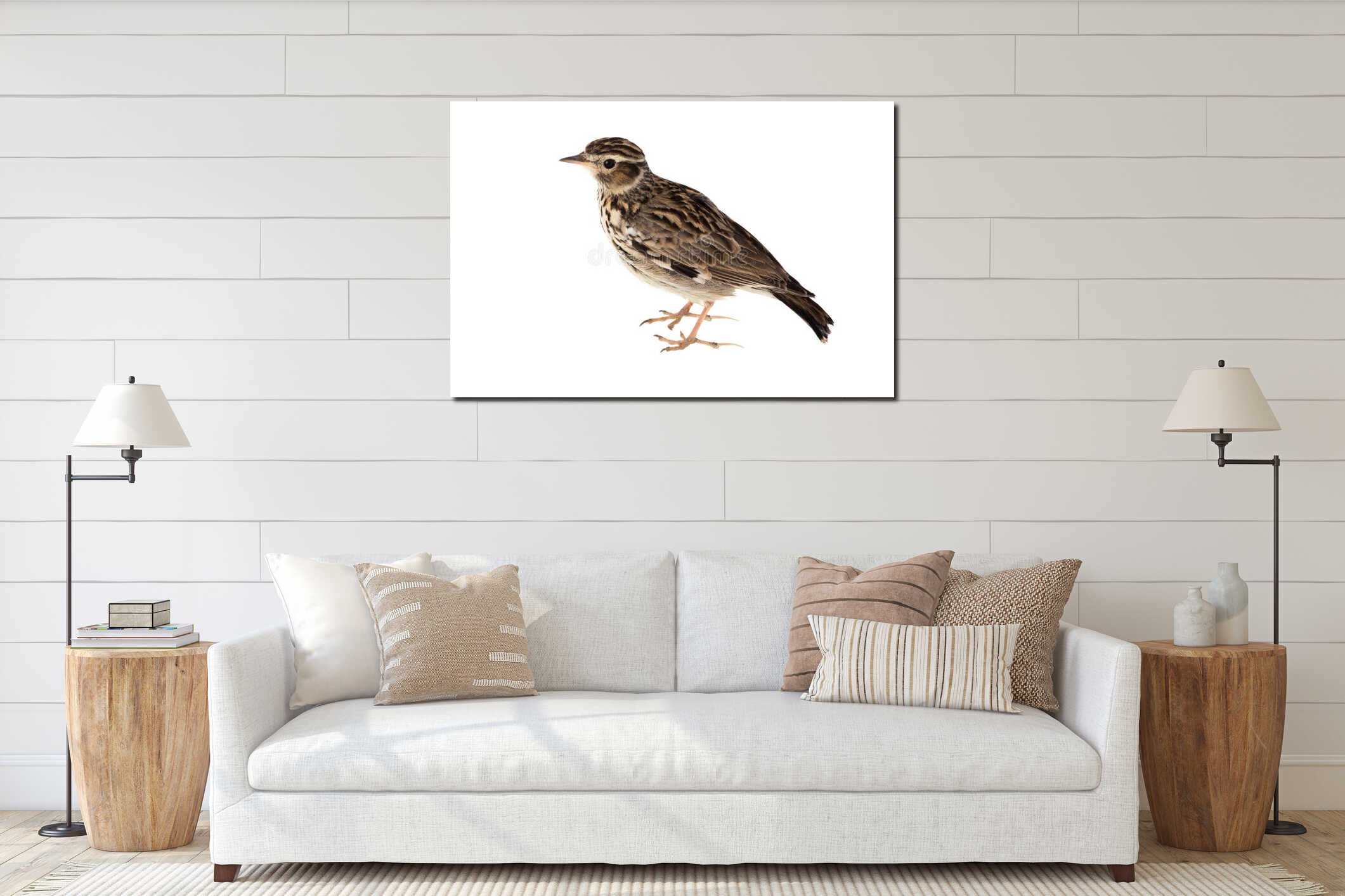 Wood Lark interior mockup