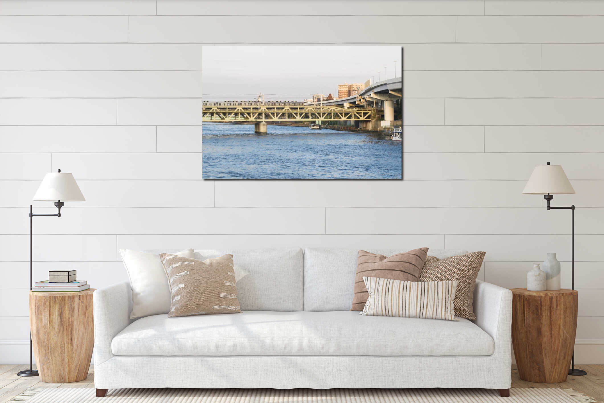 Details of modern urban infrastructure illustrating mass transit concept interior mockup