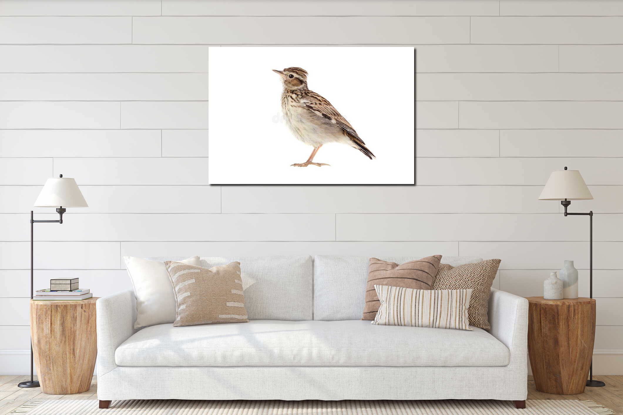 Wood Lark interior mockup