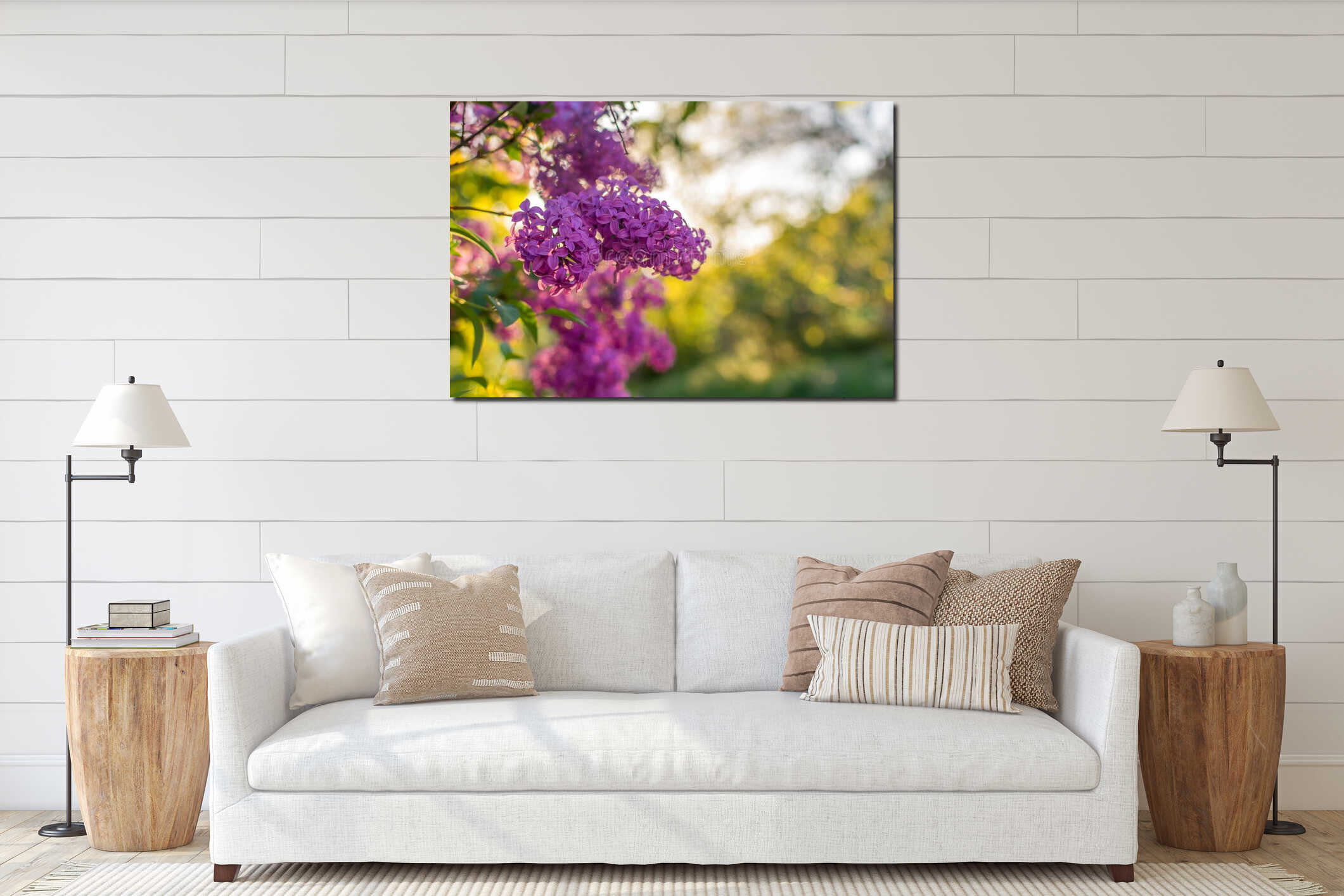 Lilac interior mockup