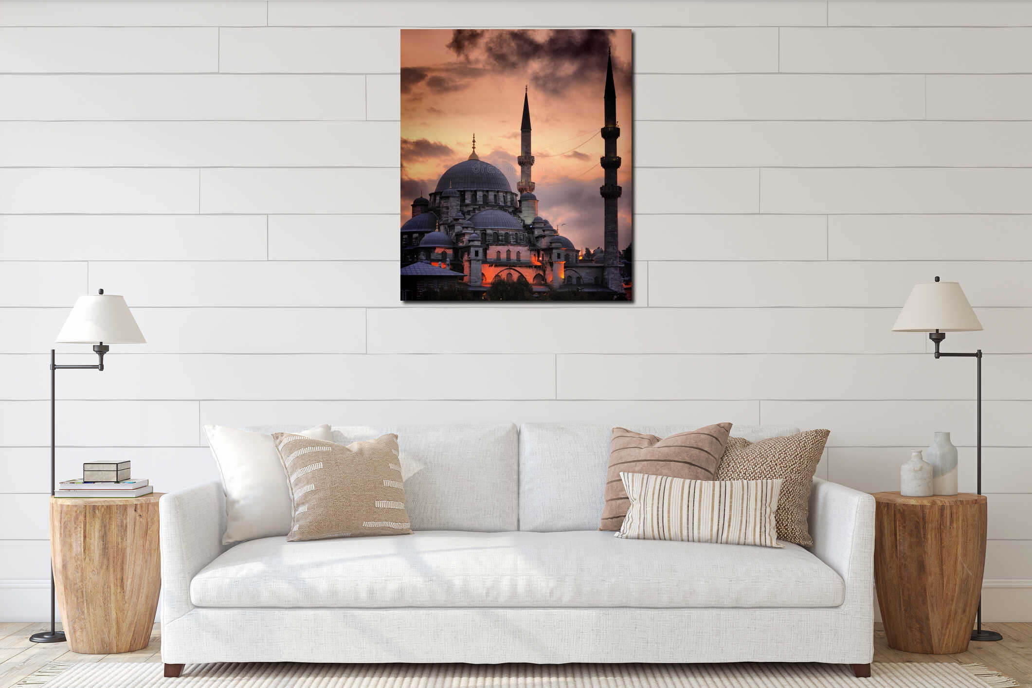 New Mosque ÃÂ°stanbul interior mockup