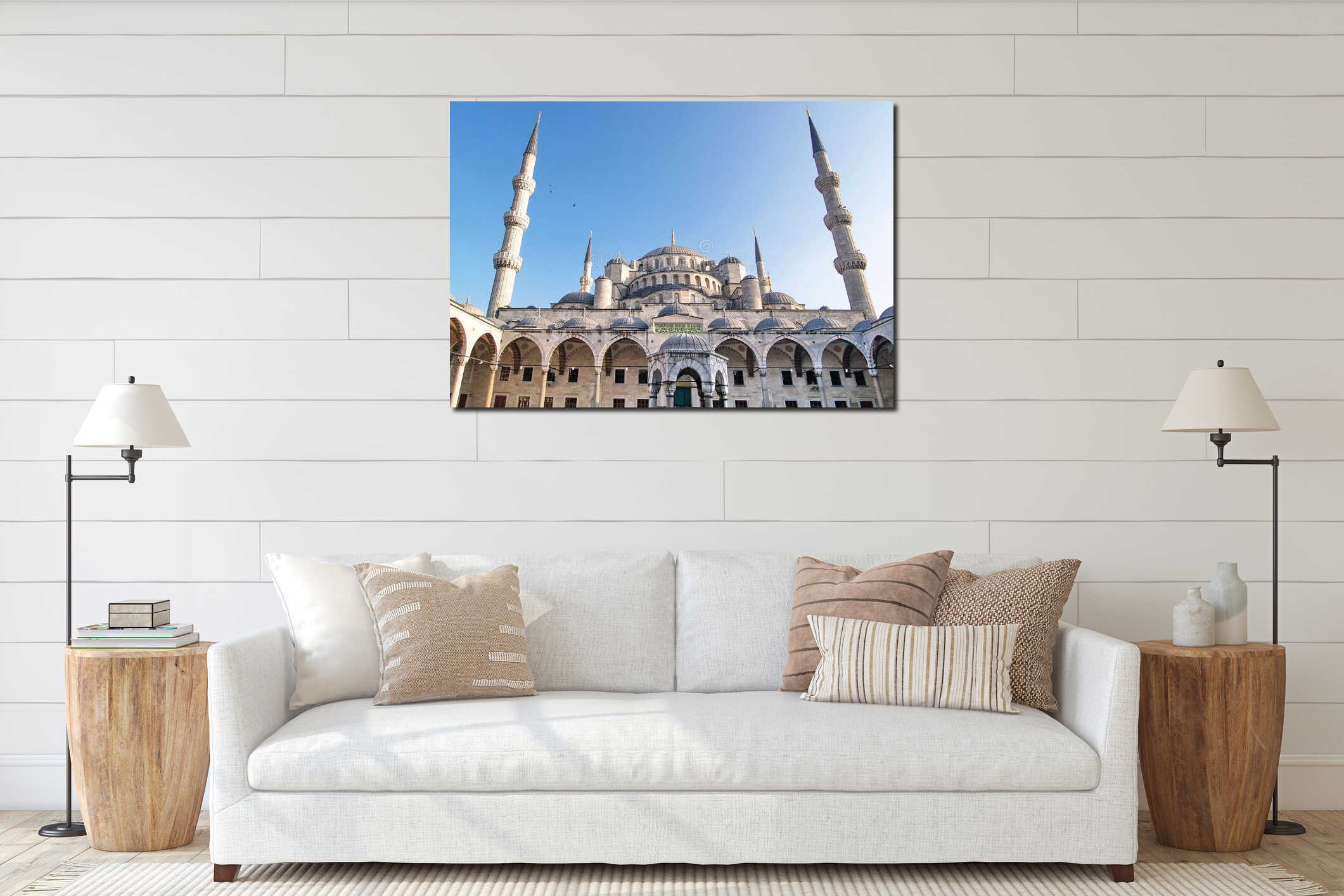 Yeni Cami New Mosque, Eminonu Istanbul interior mockup