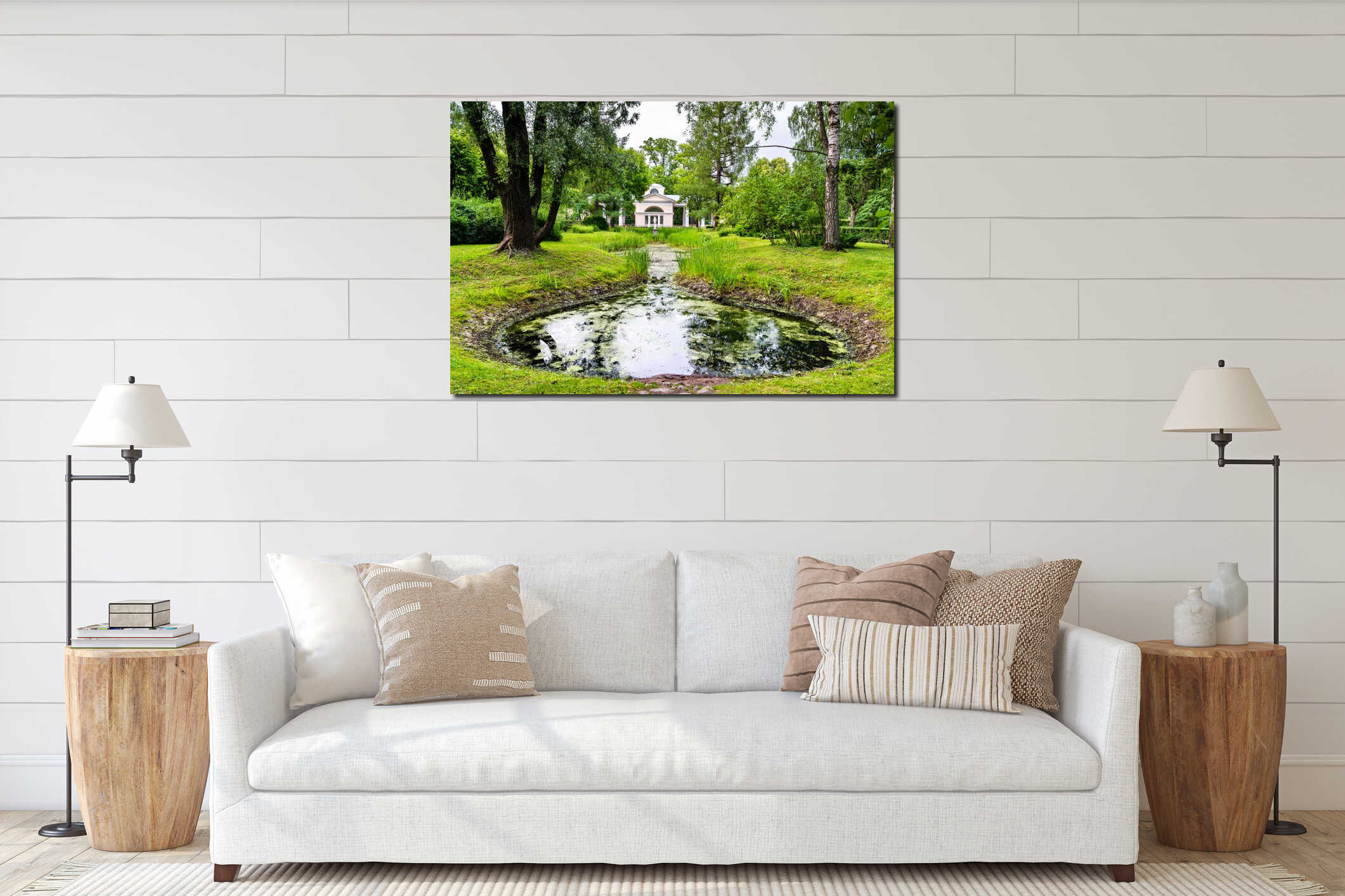 Voliere Pavilion at Pavlovsk Palace near Saint Petersburg, Russia interior mockup