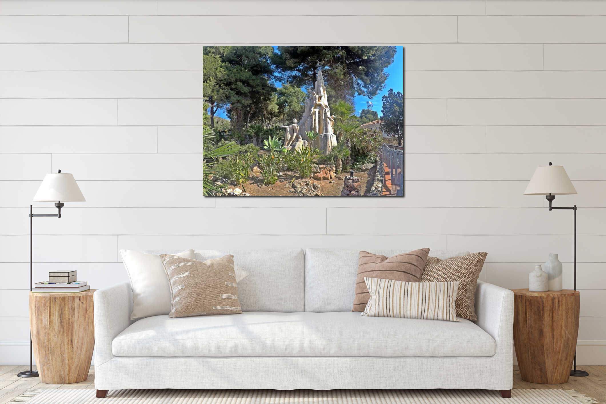 The Nerja Cave, Malaga. interior mockup