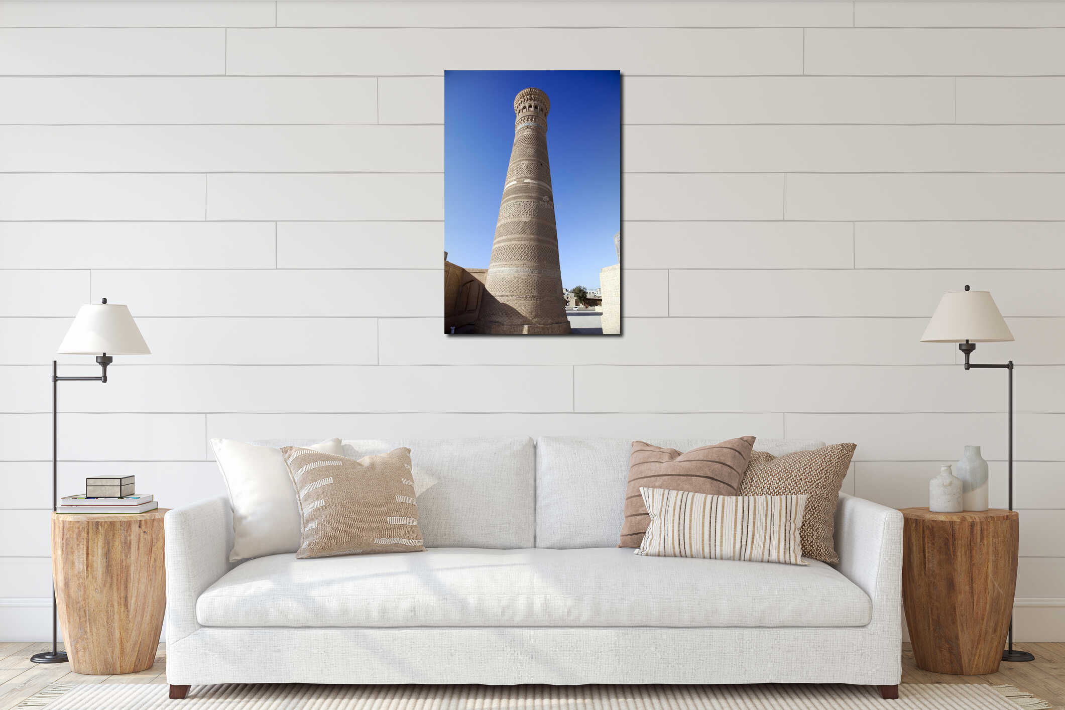 Complex Poi Kolon, Kalyan Minaret, Bukhara, Uzbekistan interior mockup