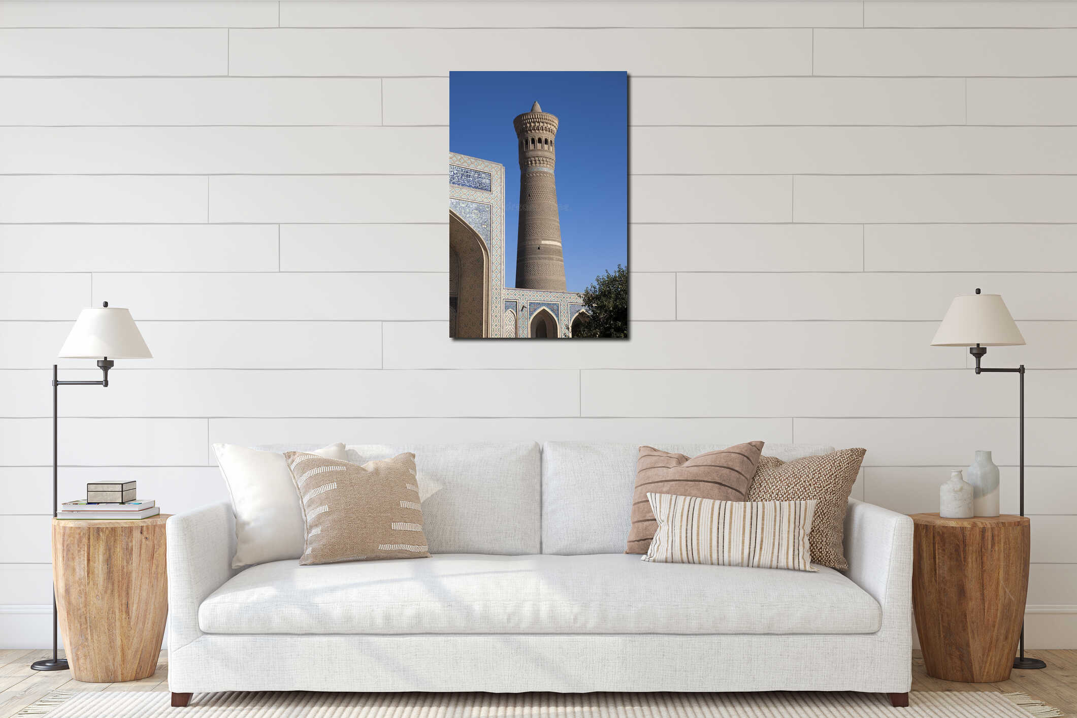 Complex Poi Kolon, Kalyan Minaret, Bukhara, Uzbekistan interior mockup