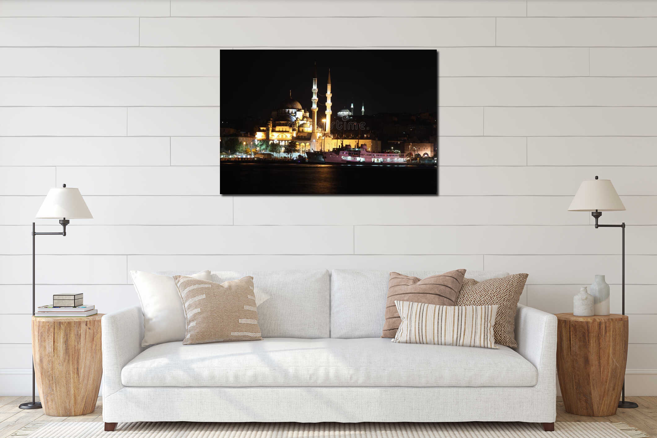 Eminonu New Mosque interior mockup