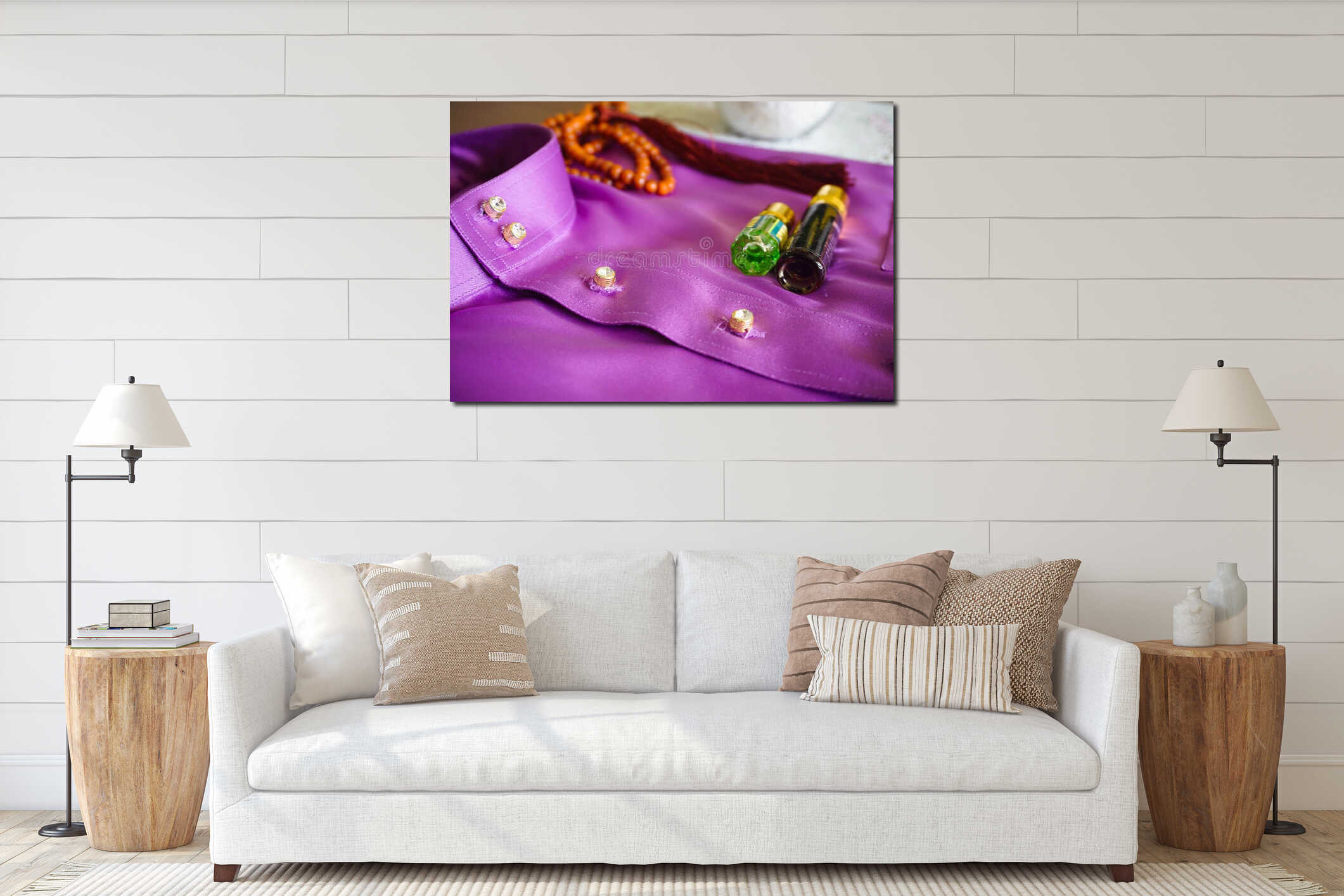 Conceptual image of eid days. interior mockup