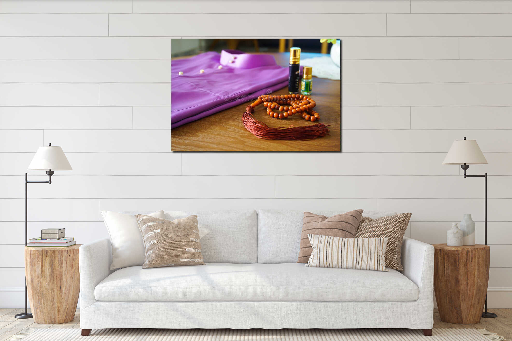 Conceptual image of eid  days. interior mockup