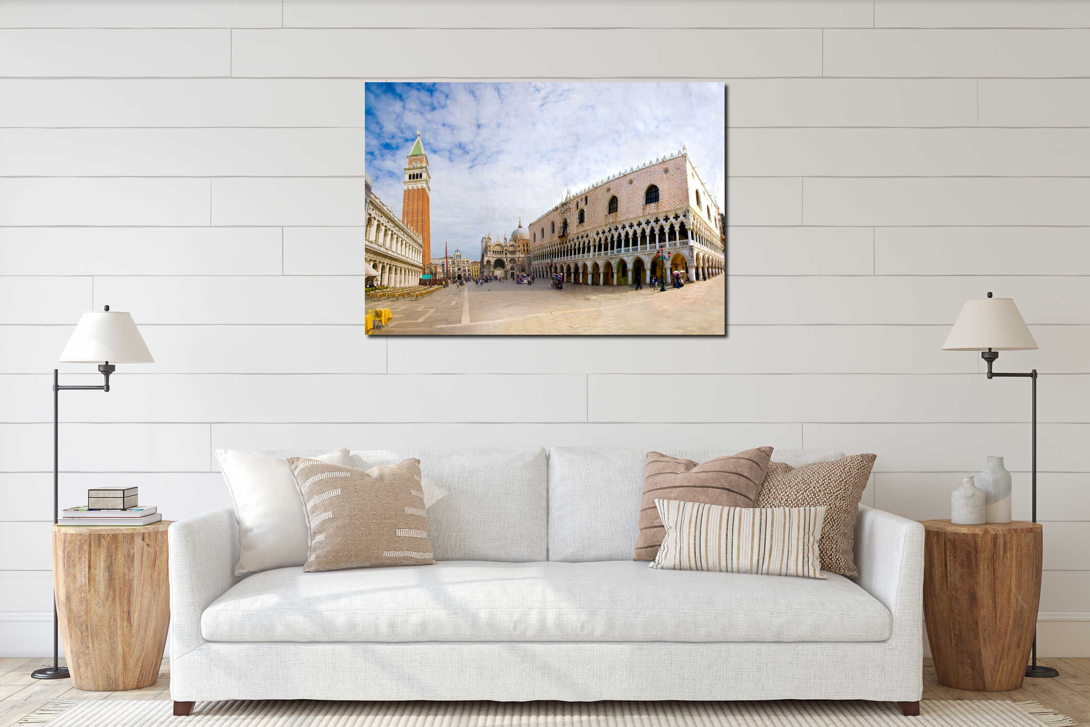Piazza San Marco interior mockup