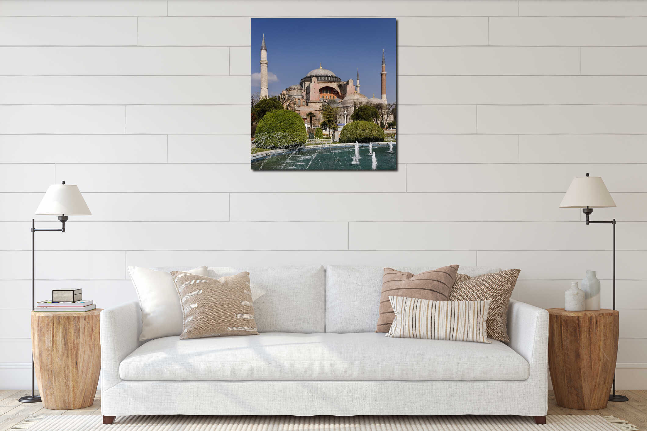 Istanbul - Hagia Sophia Mosque interior mockup