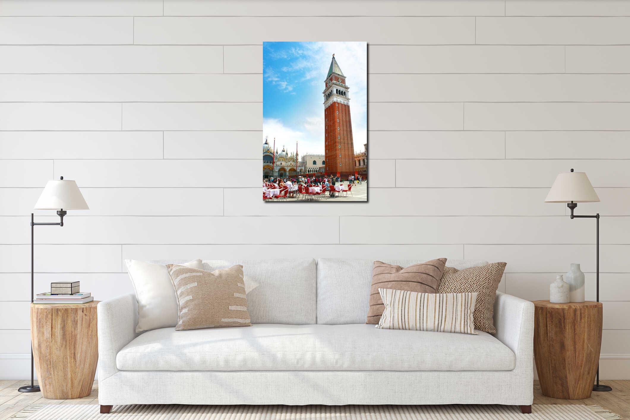Piazza San Marco, Venice interior mockup