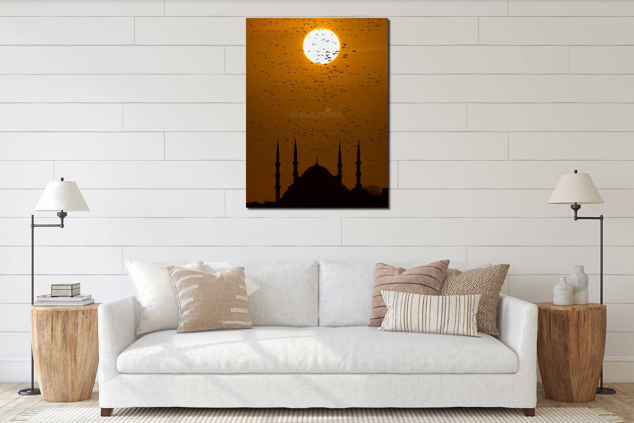 New Mosque Yeni Cami. Istanbul, Turkey interior mockup