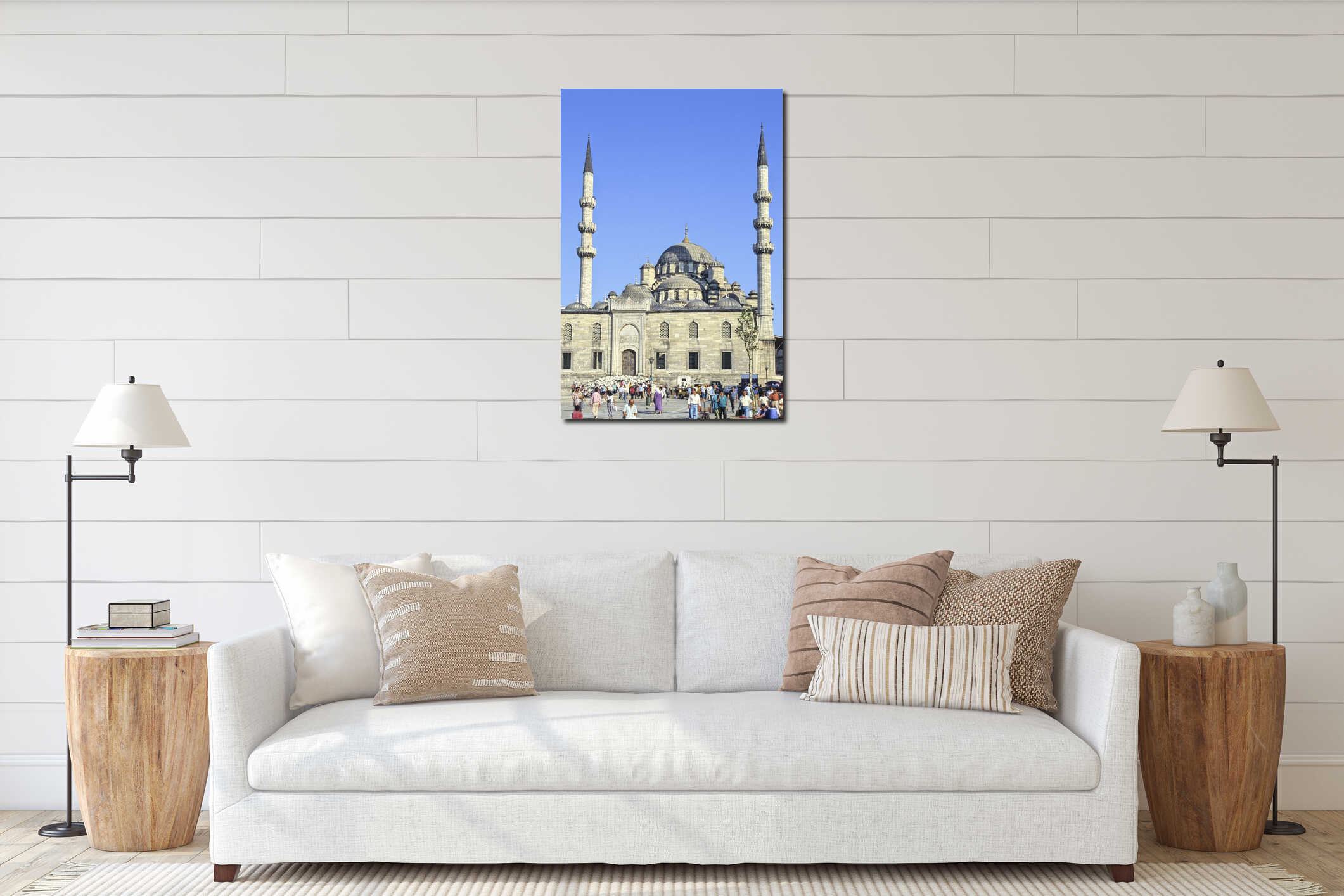 Istanbul Yeni mosque interior mockup