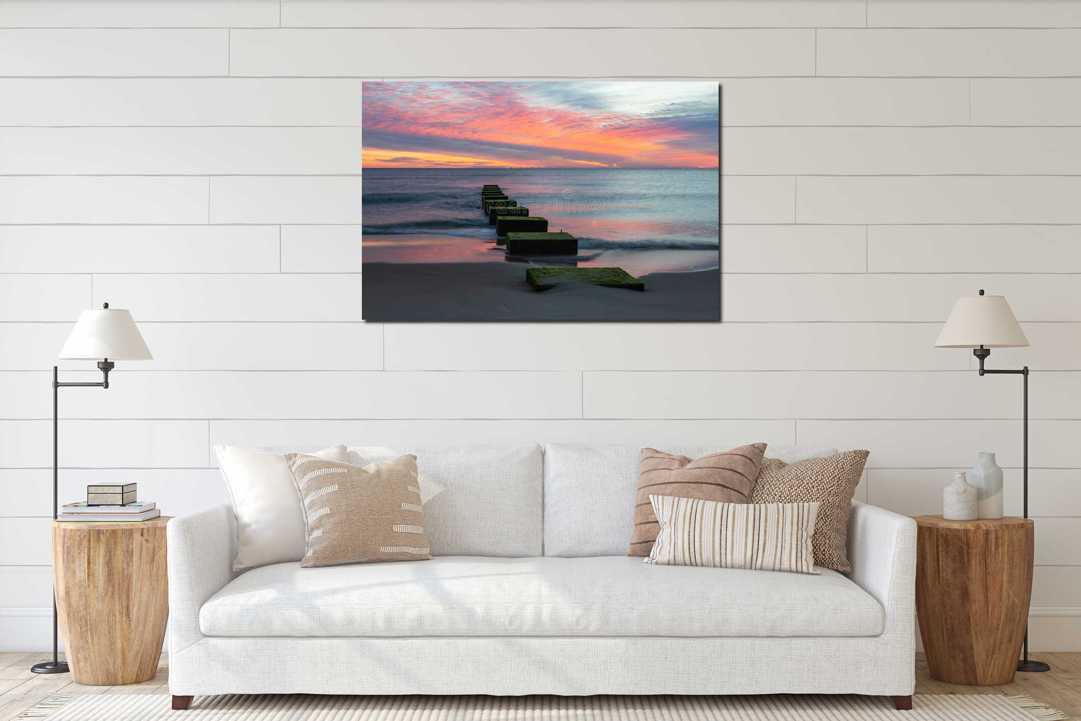 Seascape Sunrise South Nags Head, North Carolina interior mockup