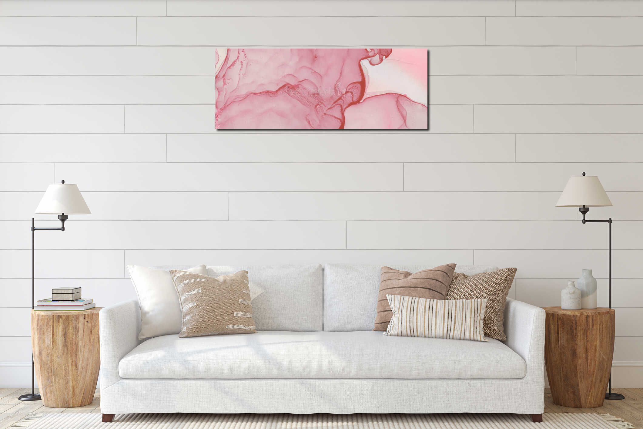 Elegant Pink Marble. Abstract Background. Oil interior mockup