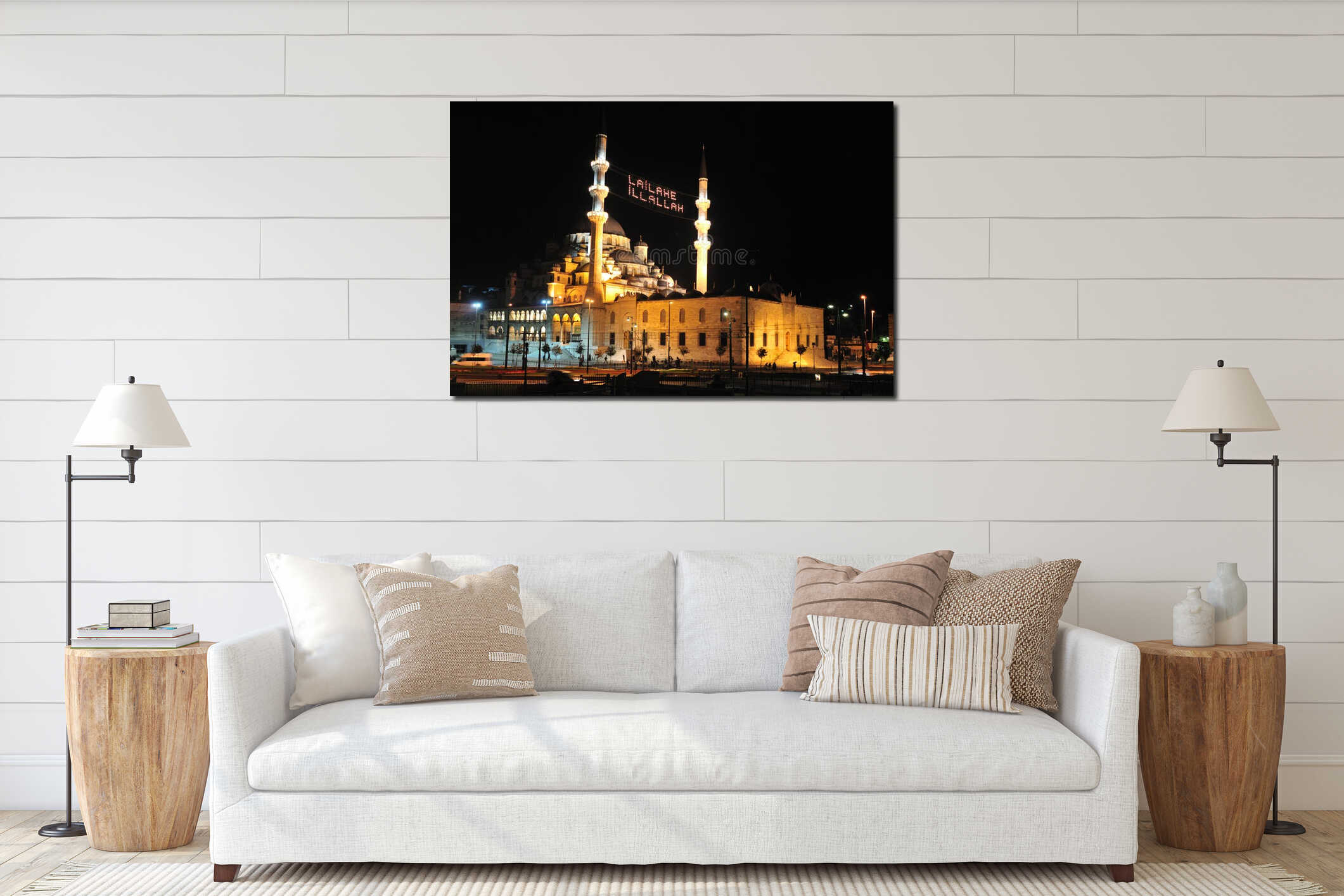 Mosque interior mockup