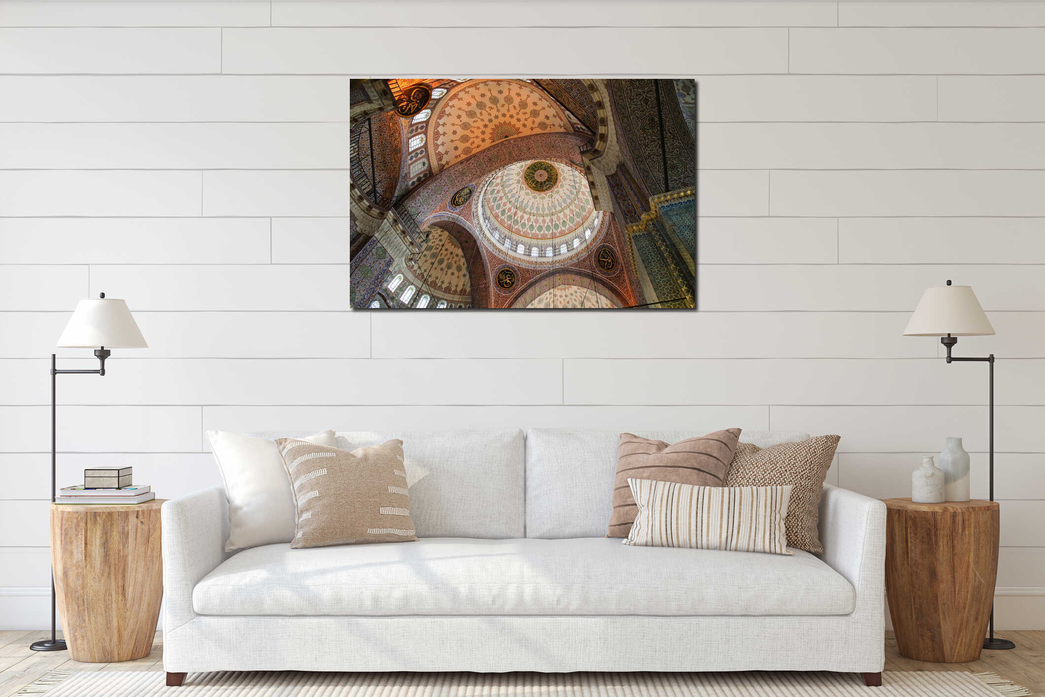 Eminonu, New Mosque dome interior mockup