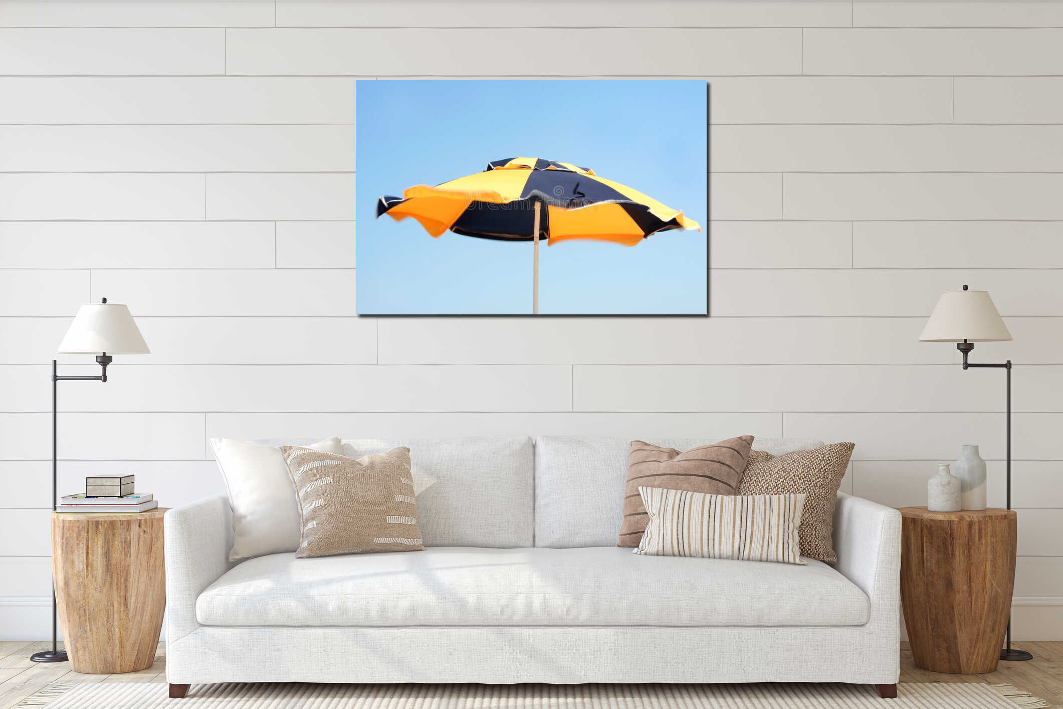 Beach Umbrella interior mockup