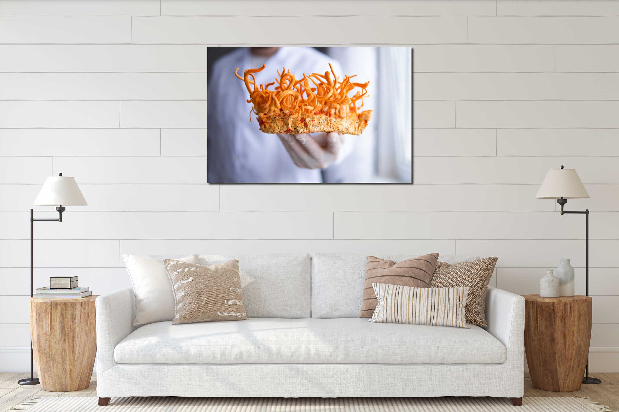 Cordyceps Treatment with Adenosine Cordycepin. Cordyceps Militaris interior mockup