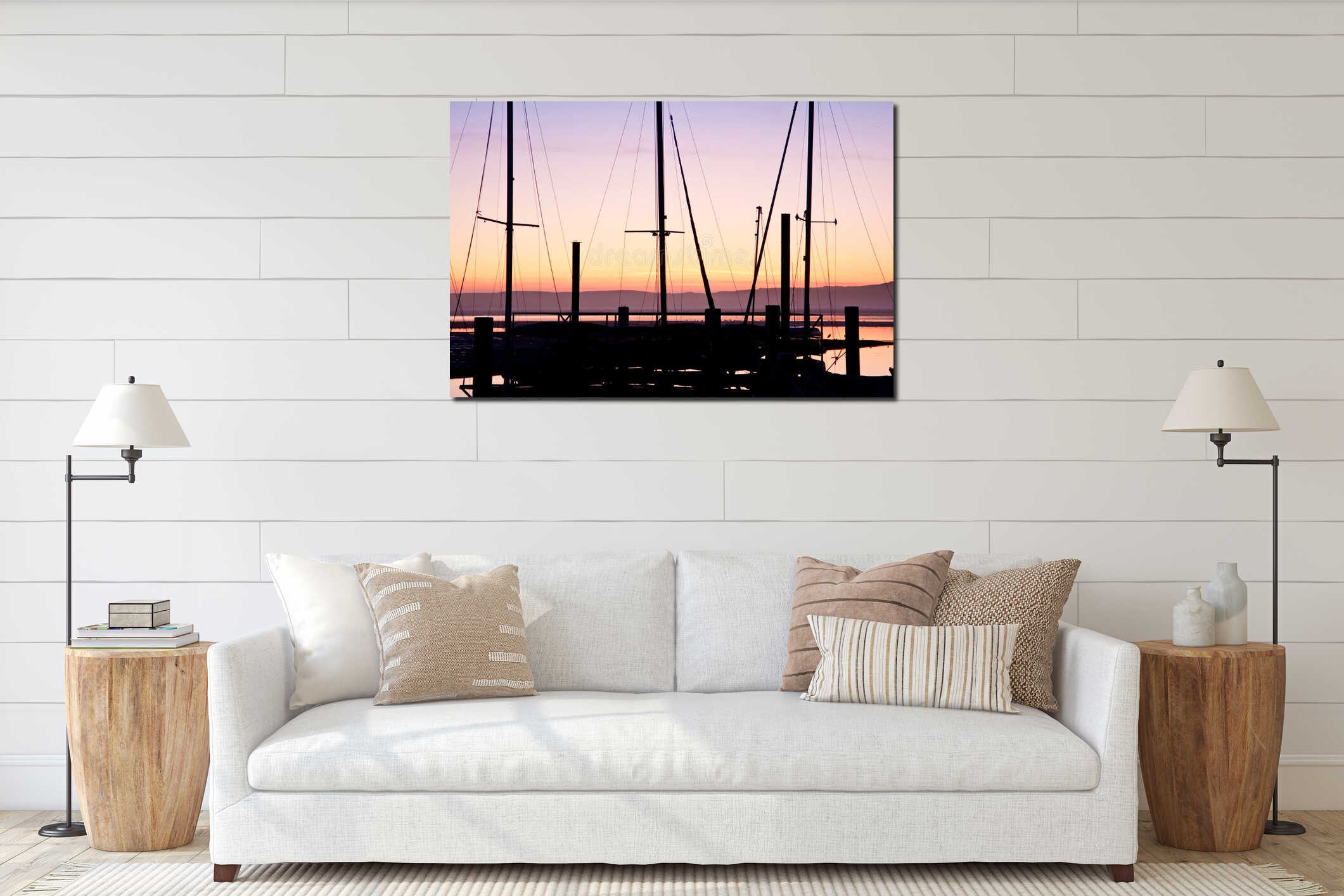 Morro Bay Sunset interior mockup