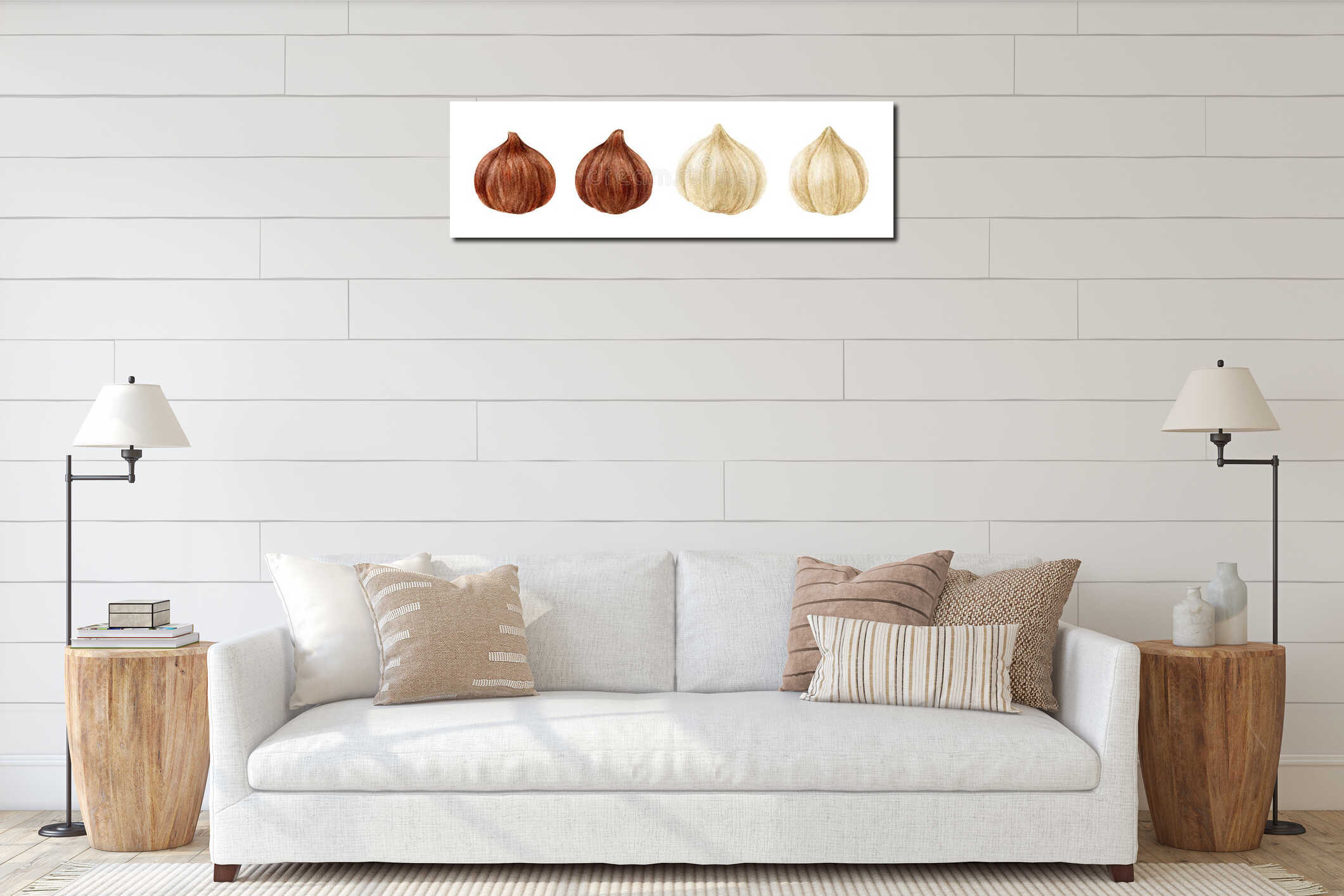 Hazelnut set watercolor illustration. Hand drawn peeled walnut collection. Hazelnuts peeled nut element. Organic natural interior mockup