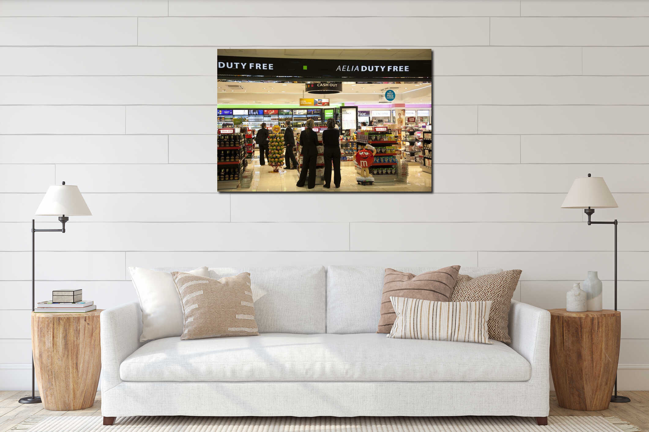 Duty Free shop interior mockup