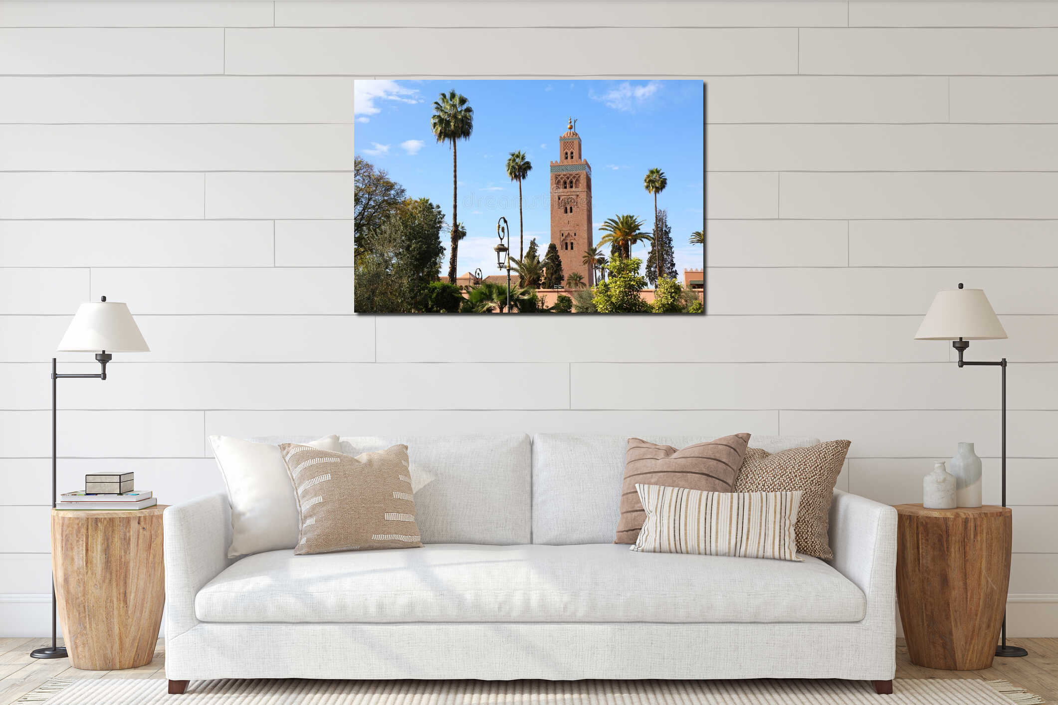 Marrakech, Morocco - Koutoubia Mosque interior mockup