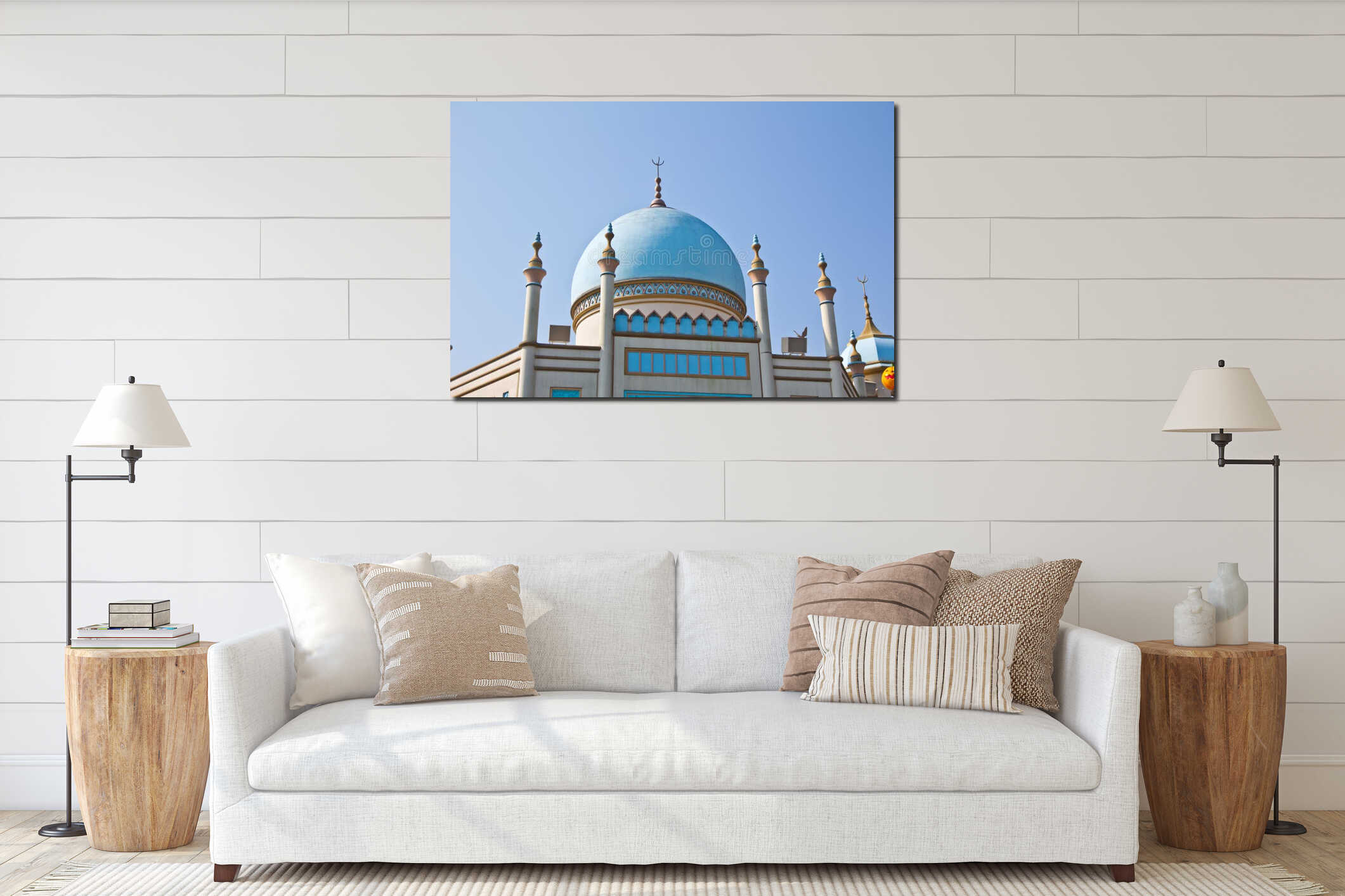 Dome churches. interior mockup