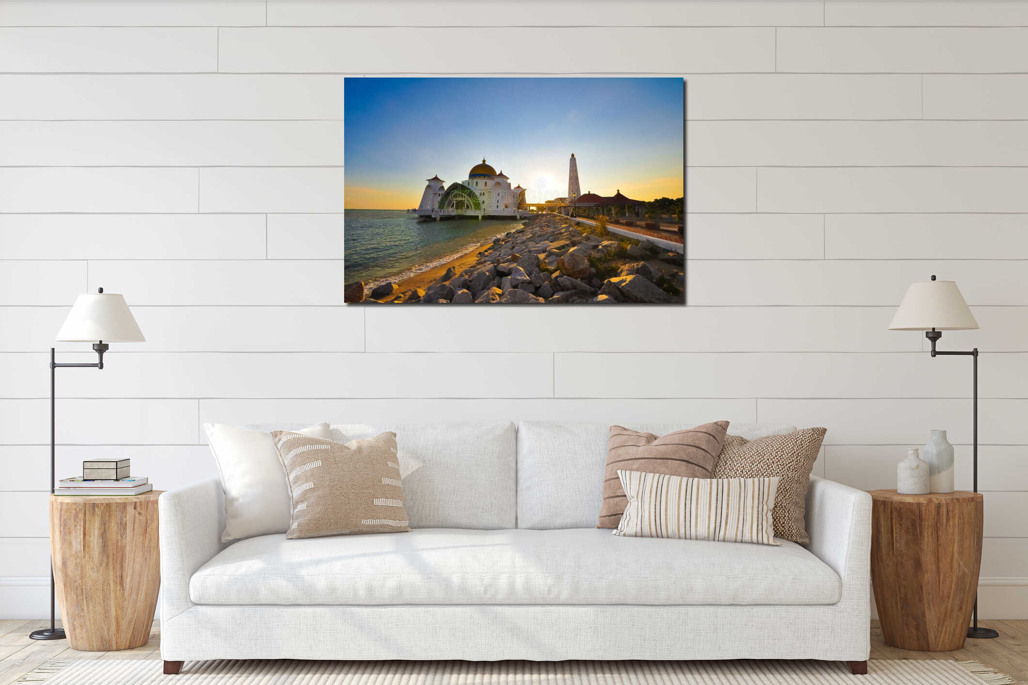 Melaka mosque interior mockup