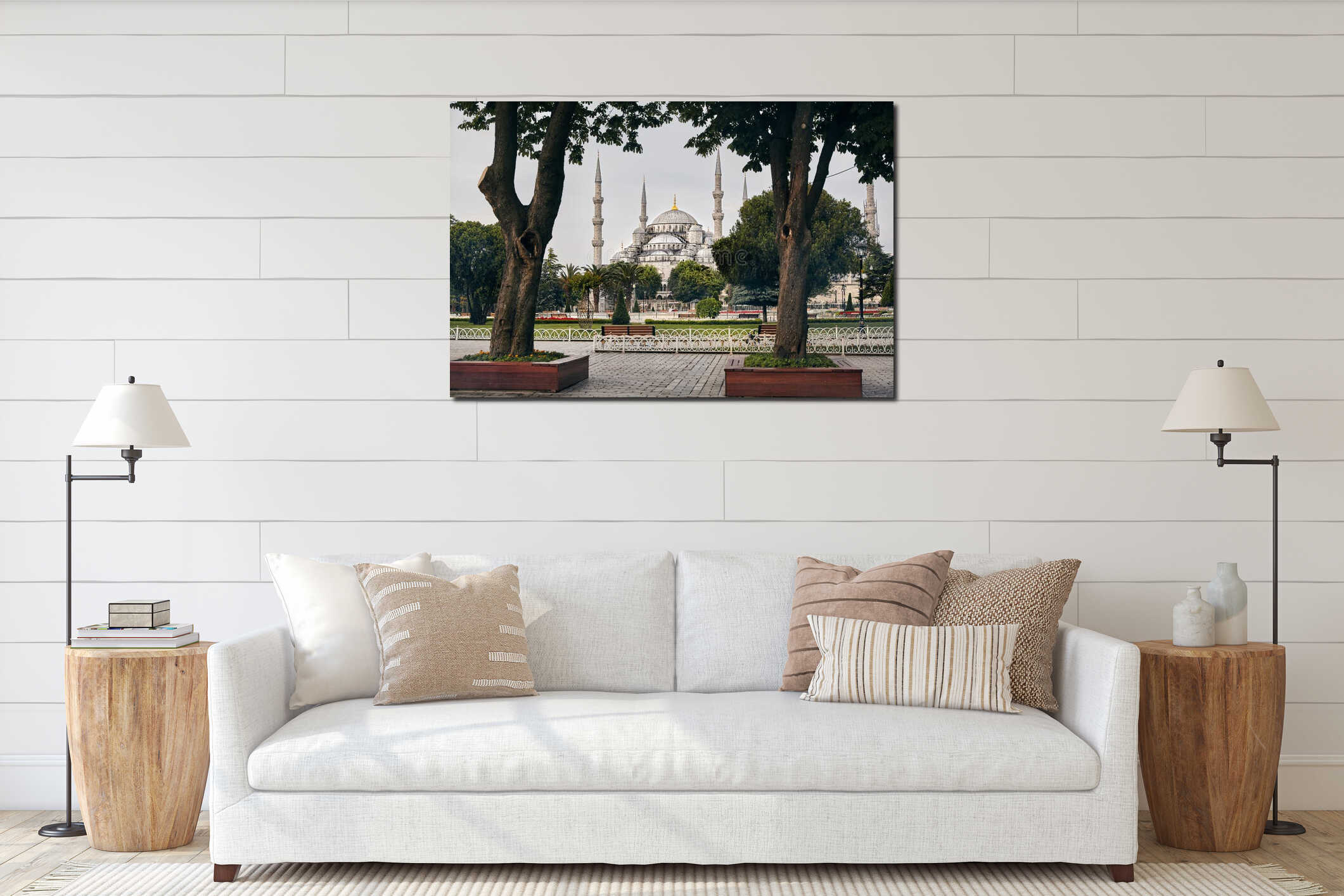 Hagia Sophia Ayasofya landmark in Istanbul Turkey interior mockup