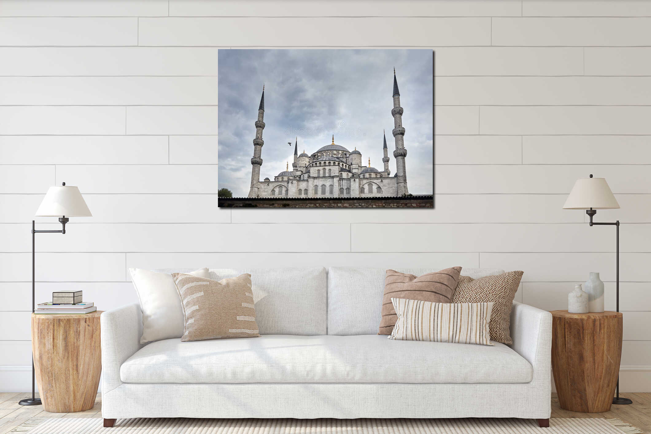 Hagia Sophia Ayasofya landmark in Istanbul Turkey interior mockup