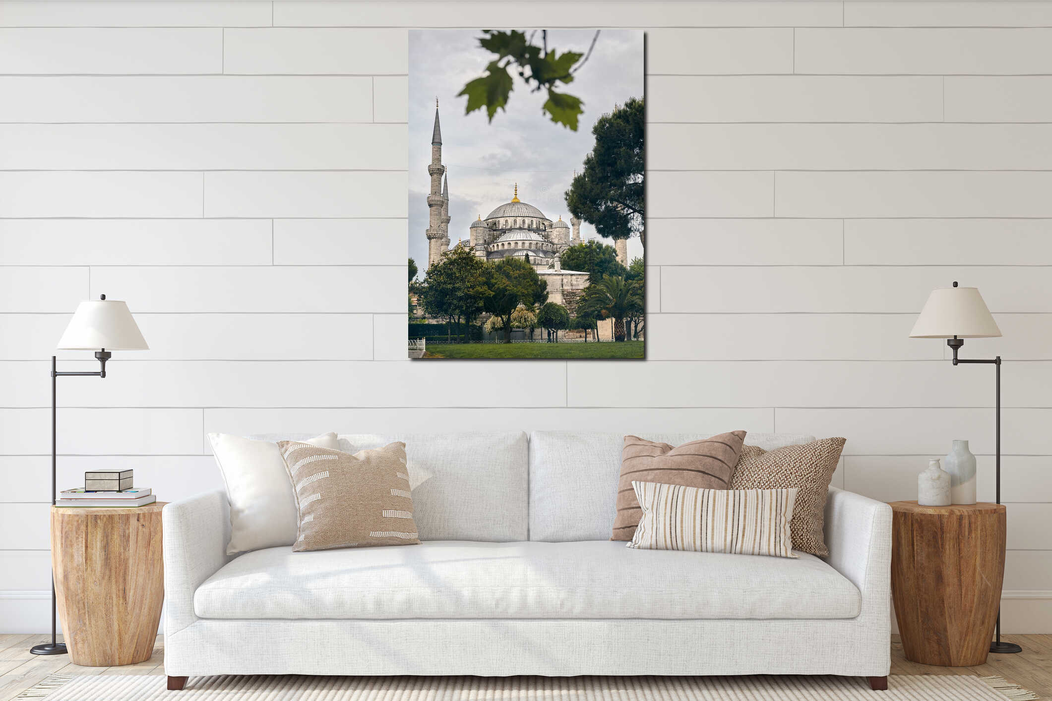 Hagia Sophia Ayasofya landmark in Istanbul Turkey interior mockup
