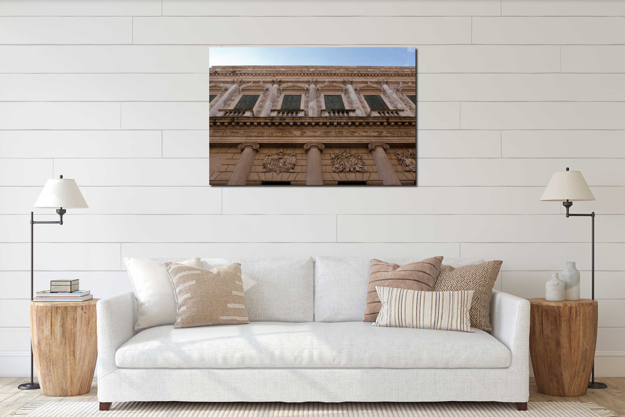 Palazzo Barbarano, Vicenza, Veneto, Italy interior mockup