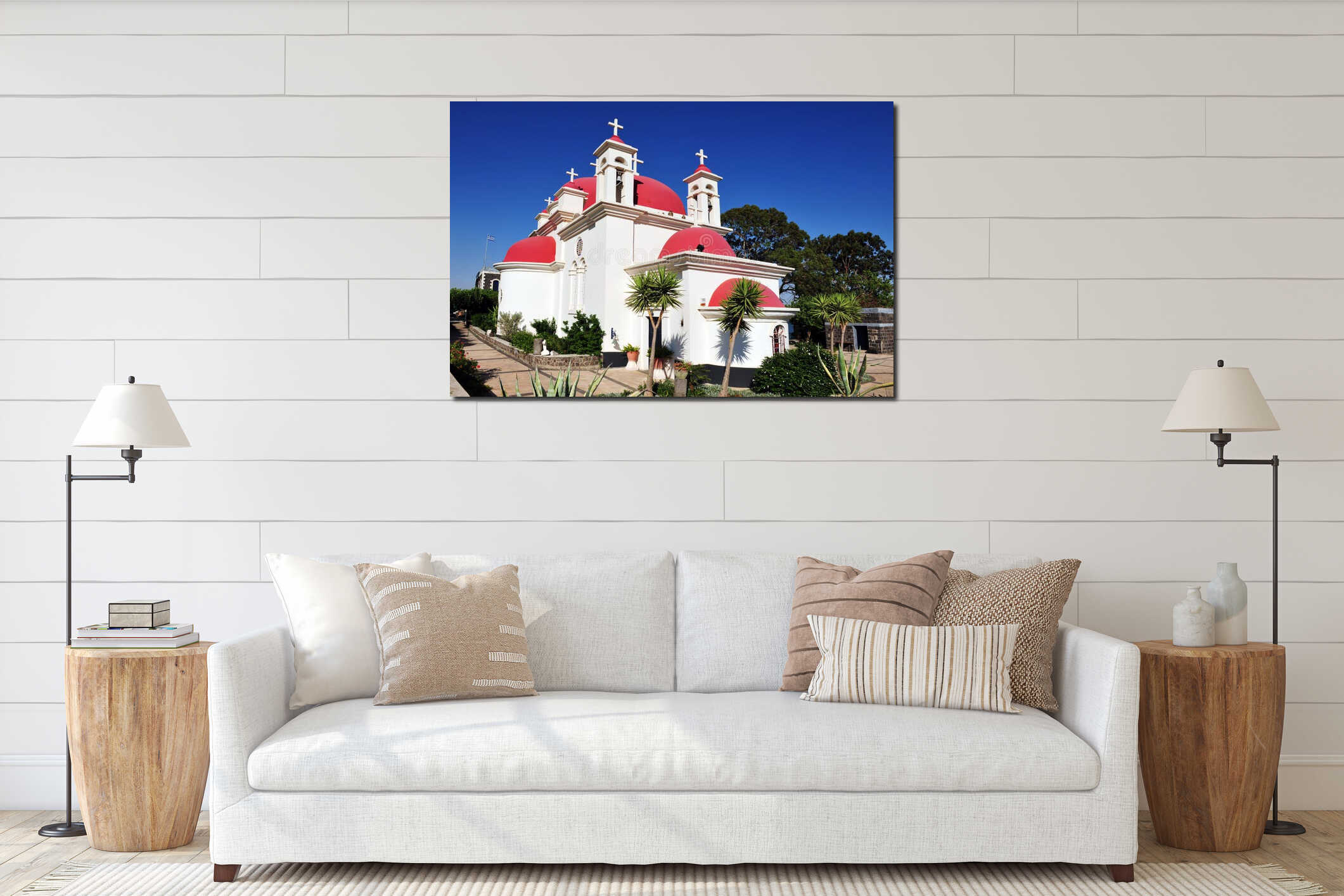 The Greek Orthodox Church of the Seven Apostles interior mockup