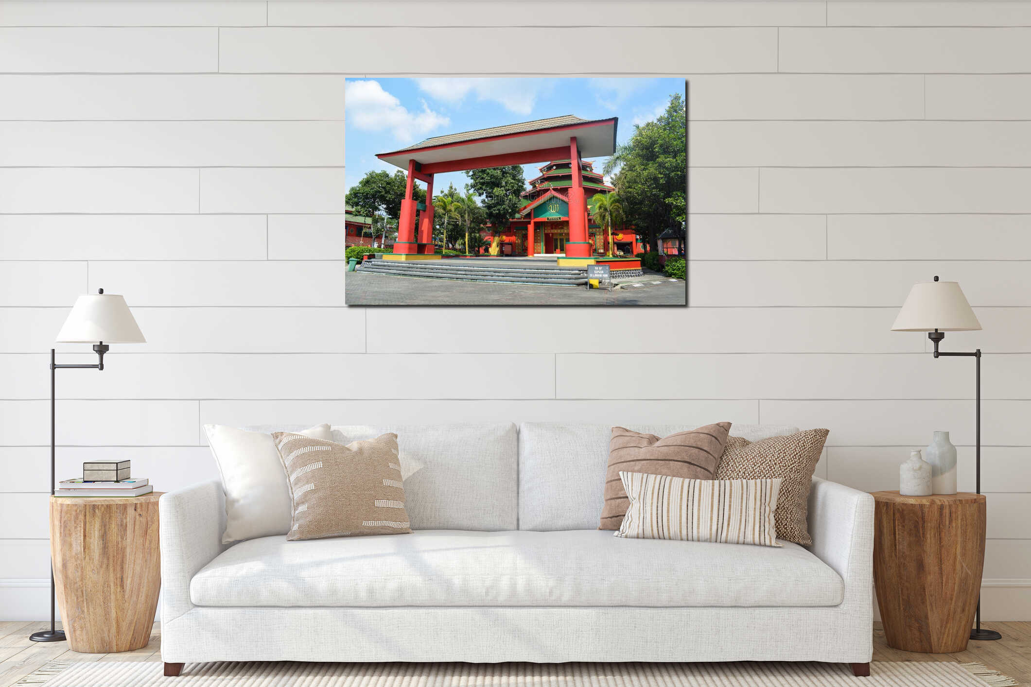 Chinese-style mosque to honor General Cheng Ho interior mockup