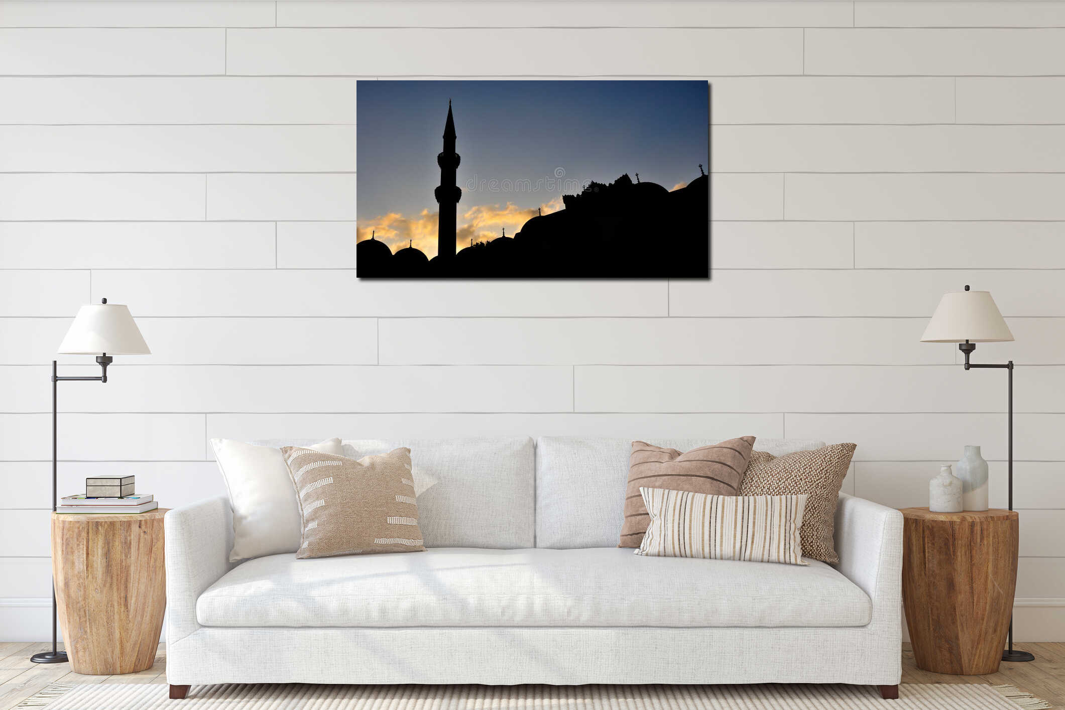 Suleymaniye Mosque, Istanbul interior mockup